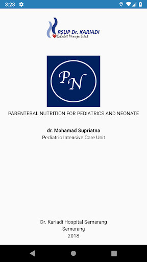 Run android online APK Kariadi Parenteral Nutrition Calculator from MyAndroid or emulate Kariadi Parenteral Nutrition Calculator using MyAndroid Run android online APK Kariadi Parenteral Nutrition Calculator from MyAndroid or emulate Kariadi Parenteral Nutrition Calculator using MyAndroid