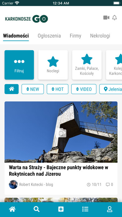 Emulate iPhone app KarkonoszeGO using MyAndroid
