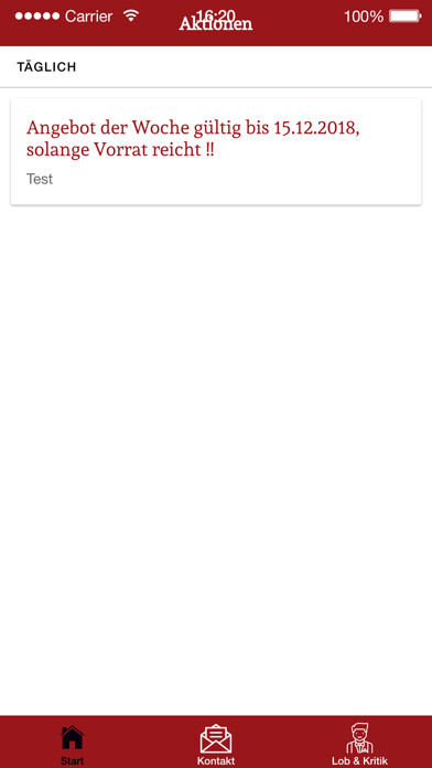 Emulate iPhone app Karle Landmetzgerei using MyAndroid Emulate iPhone app Karle Landmetzgerei using MyAndroid
