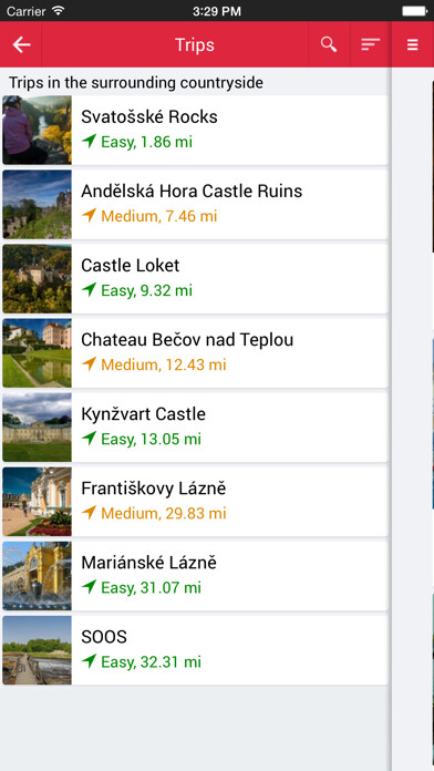 Emulate iPhone app Karlovy Vary using MyAndroid
