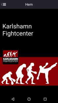 Emulate Android APK Karlshamn Fightcenter