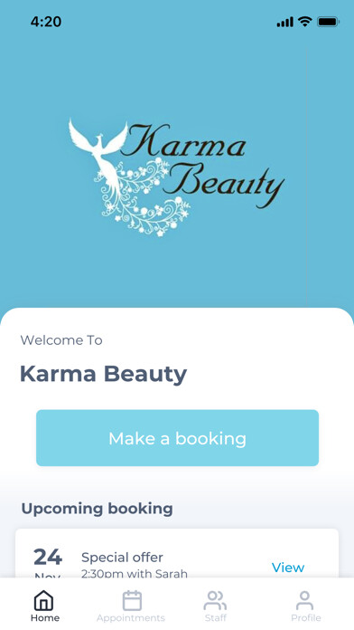 Emulate iPhone app Karma Beauty using MyAndroid Emulate iPhone app Karma Beauty using MyAndroid
