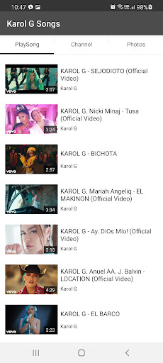 Run android online APK Karol G Songs from MyAndroid or emulate Karol G Songs using MyAndroid Run android online APK Karol G Songs from MyAndroid or emulate Karol G Songs using MyAndroid