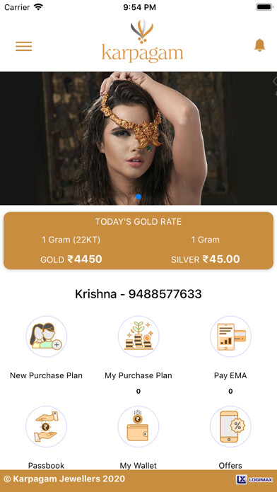 Emulate iPhone app Karpagam Jewellers using MyAndroid Emulate iPhone app Karpagam Jewellers using MyAndroid