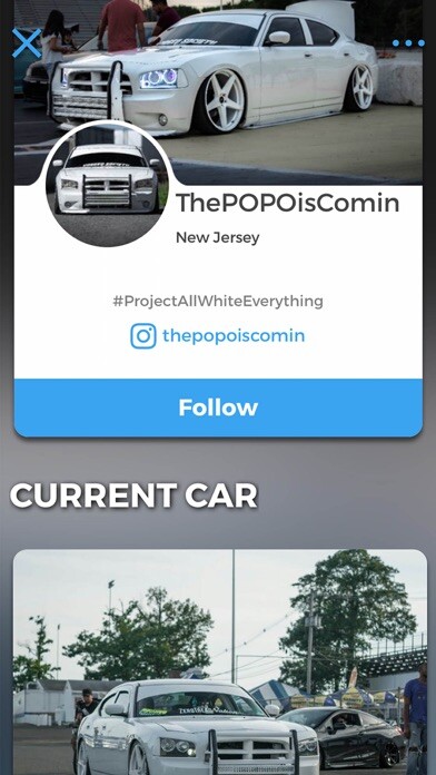 Emulate iPhone app Kar Page - car enthusiasts app using MyAndroid
