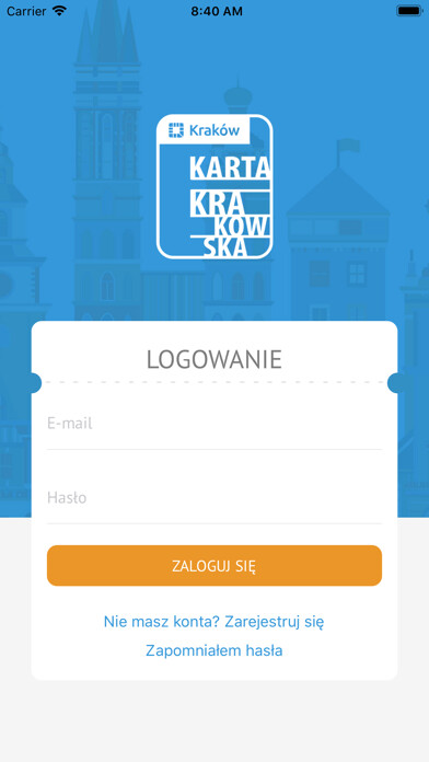 Emulate iPhone app Karta Krakowska using MyAndroid