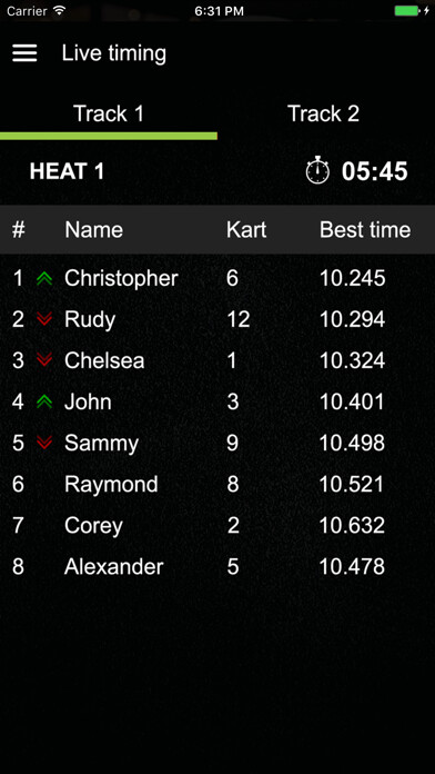 Emulate iPhone app Kartbahn Altes Lager using MyAndroid