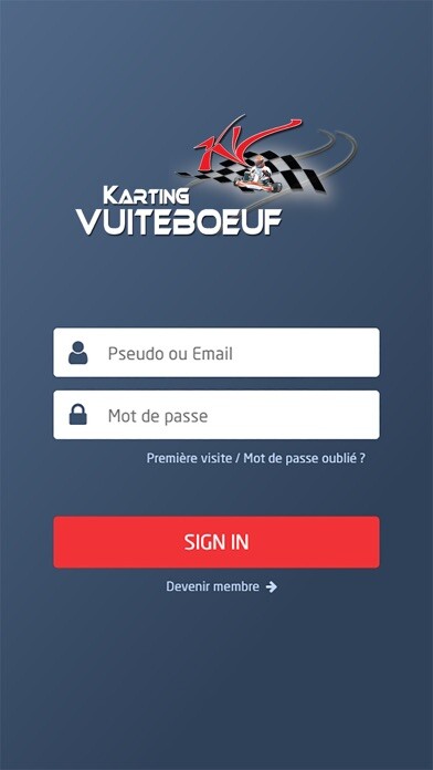 Emulate iPhone app Karting Vuiteboeuf using MyAndroid