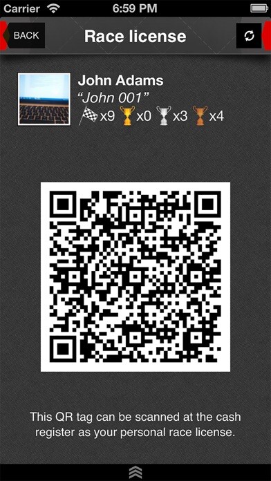 Emulate iPhone app Kartodromo Bosque Real using MyAndroid