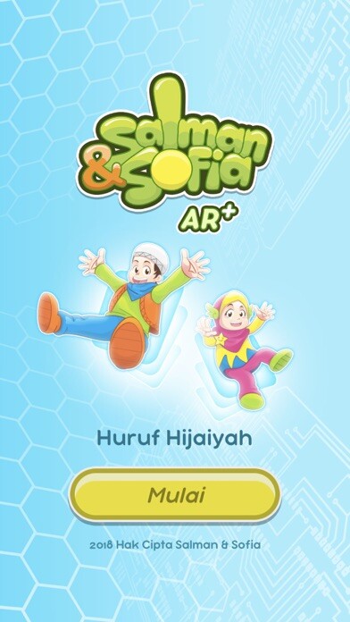 Emulate iPhone app Kartu Cerdas 4D Huruf Hijaiyah using MyAndroid