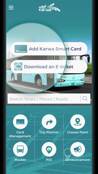 Emulate iPhone app Karwa Journey Planner using MyAndroid