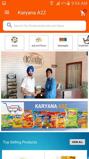 Run android online APK Karyana A2Z - Your Grocery Shop from MyAndroid or emulate Karyana A2Z - Your Grocery Shop using MyAndroid