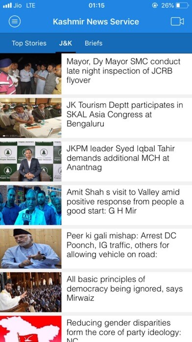 Emulate iPhone app Kashmir News Service using MyAndroid Emulate iPhone app Kashmir News Service using MyAndroid