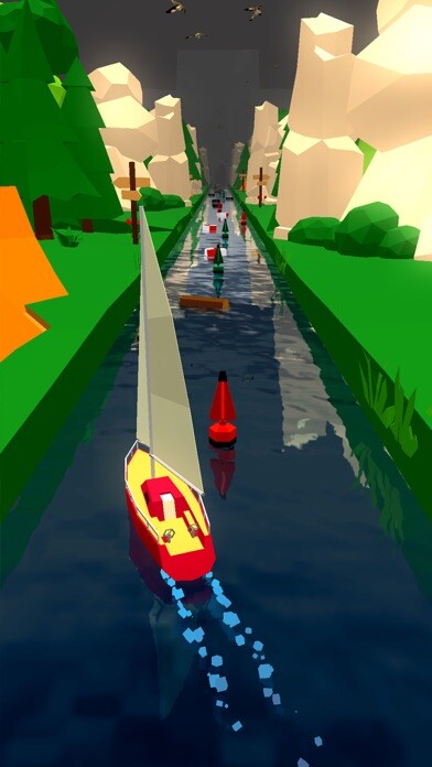 Emulate iPhone app Kashti - Relaxing Game using MyAndroid