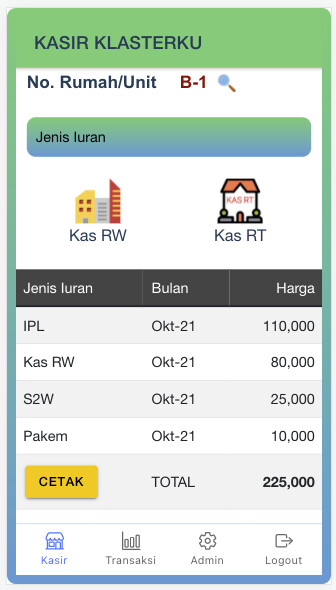 Run android online APK Kasir Klasterku from MyAndroid or emulate Kasir Klasterku using MyAndroid