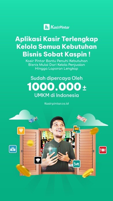 Emulate iPhone app Kasir Pintar Pro Dashboard using MyAndroid Emulate iPhone app Kasir Pintar Pro Dashboard using MyAndroid