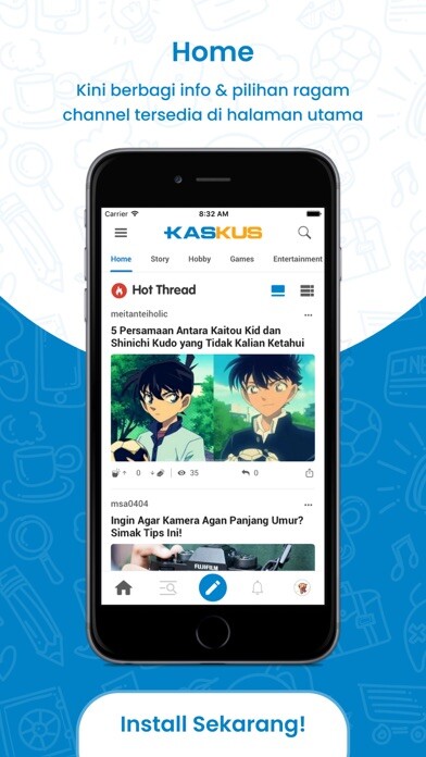 Emulate iPhone app KASKUS Forum using MyAndroid