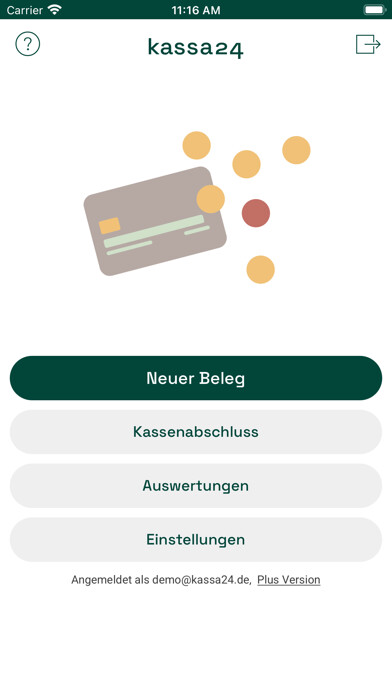 Run android online APK KASSA24 Registrierkasse from MyAndroid or emulate KASSA24 Registrierkasse using MyAndroid