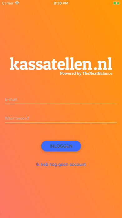 Emulate iPhone app Kassatellen.nl using MyAndroid