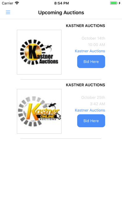 Emulate iPhone app Kastner Easy Bids using MyAndroid Emulate iPhone app Kastner Easy Bids using MyAndroid