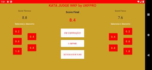 Run android online APK Kata Judge WKF - the app for Karate referees from MyAndroid or emulate Kata Judge WKF - the app for Karate referees using MyAndroid