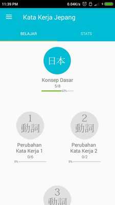 Emulate Android APK Kata Kerja Jepang