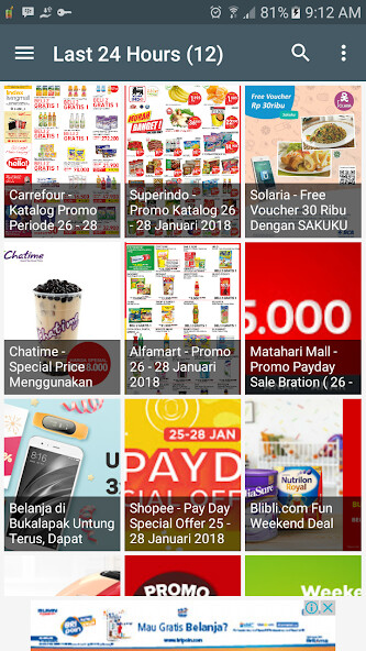 Run android online APK Katalog Promo Diskon  Voucher from MyAndroid or emulate Katalog Promo Diskon  Voucher using MyAndroid
