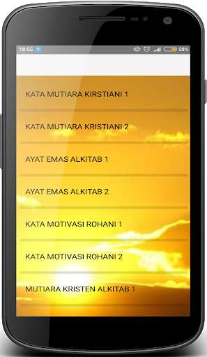 Emulate Android APK Kata Mutiara Bijak Alkitab