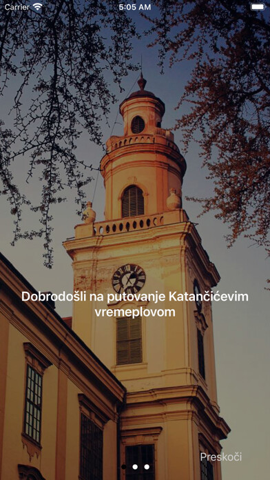 Emulate iPhone app Katančićev Vremeplov using MyAndroid