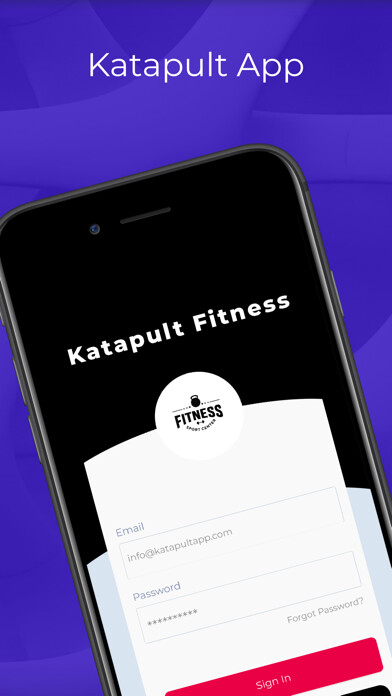 Emulate iPhone app Katapult Fitness using MyAndroid