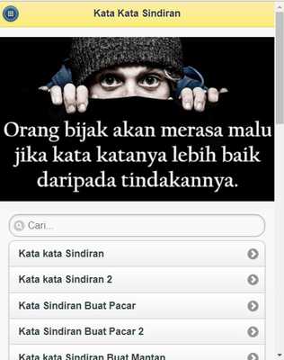 Emulate Android APK Kata Sindiran Kena di Hati Emulate Android APK Kata Sindiran Kena di Hati