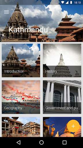 Emulate Android APK Kathmandu Travel Guide