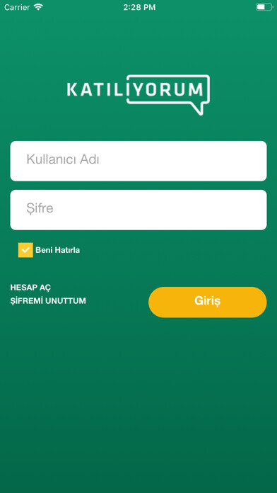 Emulate iPhone app Katılıyorum using MyAndroid Emulate iPhone app Katılıyorum using MyAndroid