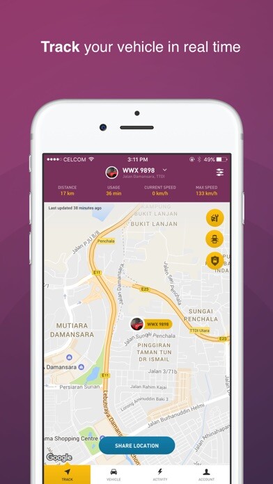 Emulate iPhone app KATSANA® Fleet using MyAndroid