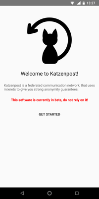 Emulate Android APK Katzenpost