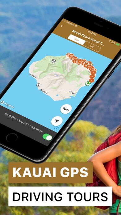 Emulate iPhone app Kauai Road Trip Audio Guide using MyAndroid Emulate iPhone app Kauai Road Trip Audio Guide using MyAndroid