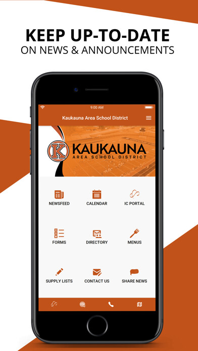 Emulate iPhone app Kaukauna Area School District using MyAndroid Emulate iPhone app Kaukauna Area School District using MyAndroid