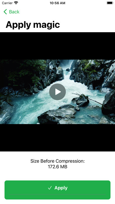 Emulate iPhone app Kavezoto - Compress Videos using MyAndroid Emulate iPhone app Kavezoto - Compress Videos using MyAndroid