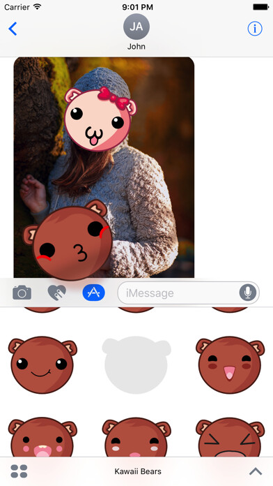 Emulate iPhone app Kawaii Bears using MyAndroid Emulate iPhone app Kawaii Bears using MyAndroid