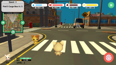 Emulate iPhone app Kawaii Cat Simulator using MyAndroid