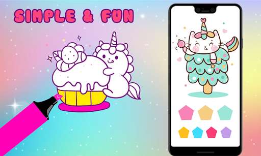 Run android online APK Kawaii Coloring Book : Cute Doodles from MyAndroid or emulate Kawaii Coloring Book : Cute Doodles using MyAndroid