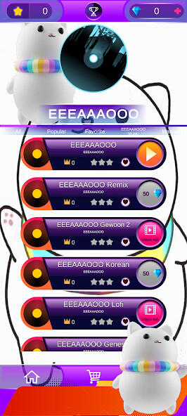 Run android online APK Kawaii EeeAaaOoo Tiles Hop from MyAndroid or emulate Kawaii EeeAaaOoo Tiles Hop using MyAndroid