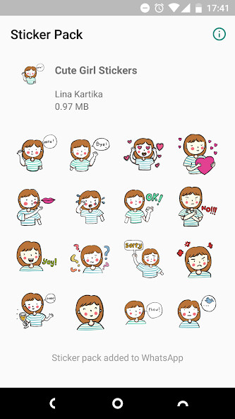 Run android online APK Kawaii Girl Sticker Pack for WAStickerApps from MyAndroid or emulate Kawaii Girl Sticker Pack for WAStickerApps using MyAndroid