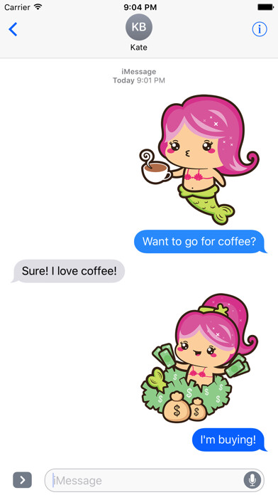 Emulate iPhone app Kawaii Mermaids using MyAndroid Emulate iPhone app Kawaii Mermaids using MyAndroid