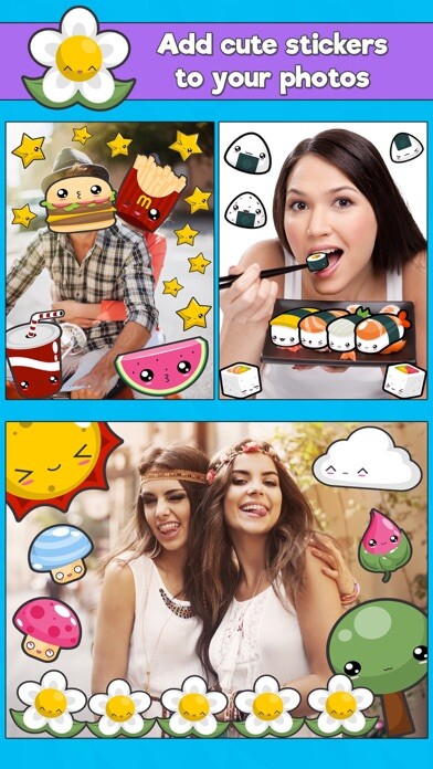 Emulate iPhone app Kawaii Photo Booth - Cute Sticker & Picture Editor using MyAndroid Emulate iPhone app Kawaii Photo Booth - Cute Sticker & Picture Editor using MyAndroid