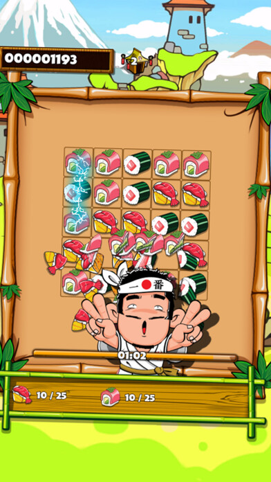 Emulate iPhone app Kawaii Sushi Land using MyAndroid
