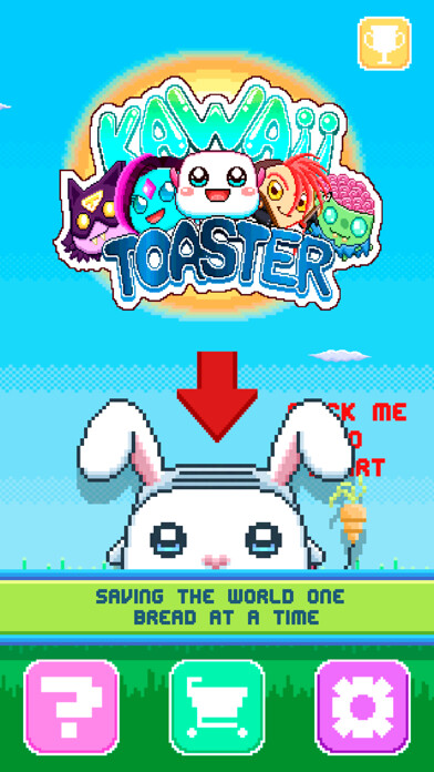 Emulate iPhone app Kawaii Toaster using MyAndroid