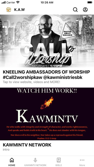 Emulate iPhone app KAW Ministries using MyAndroid Emulate iPhone app KAW Ministries using MyAndroid