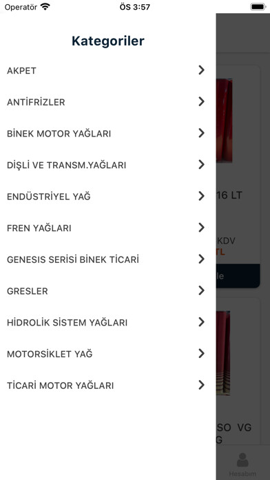 Emulate iPhone app Kaya Petrol rnleri using MyAndroid