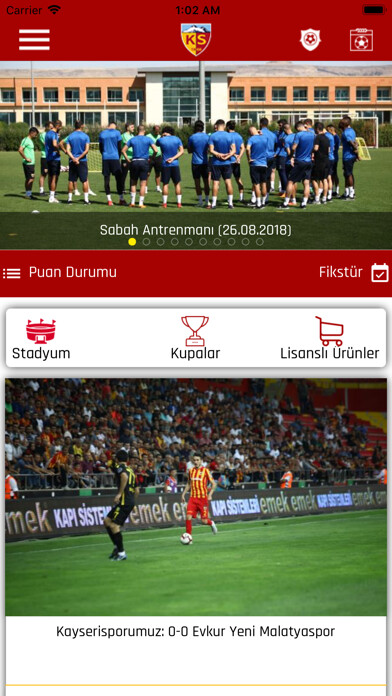 Emulate iPhone app Kayserispor using MyAndroid Emulate iPhone app Kayserispor using MyAndroid